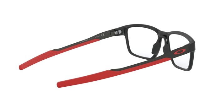 Brillen Oakley Metalink OX 8153 (815306) farbe satin black form rechteckig gläser clear