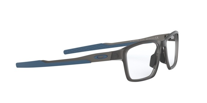 Brillen Oakley Metalink OX 8153 (815307) farbe satin grey smoke form rechteckig gläser clear