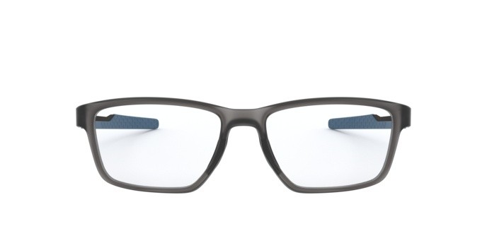 Brillen Oakley Metalink OX 8153 (815307) farbe satin grey smoke form rechteckig gläser clear