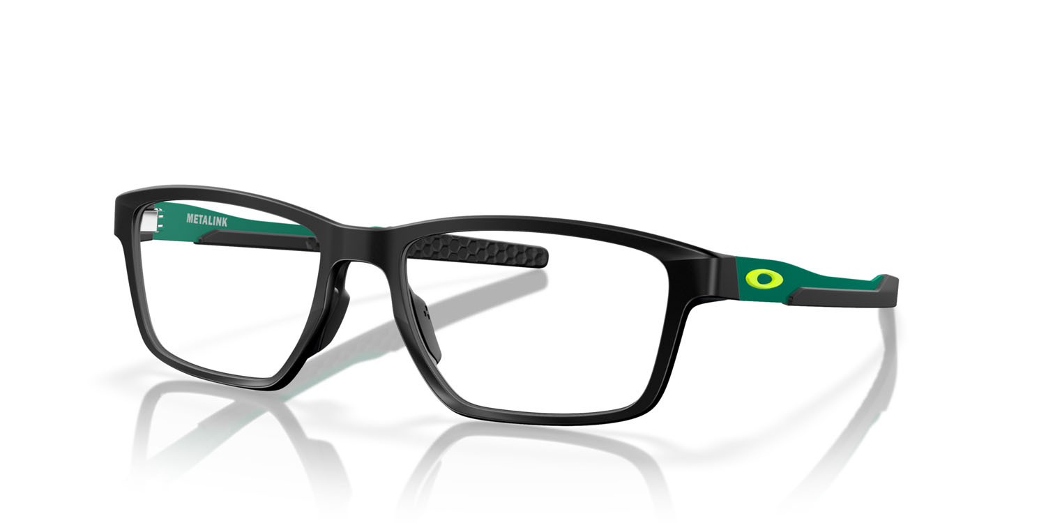 Brillen Oakley Metalink OX 8153 (815313) farbe nero satinato form rechteckig gläser lente demo