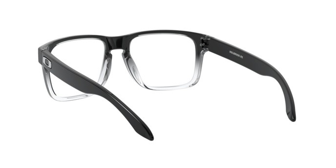 Brillen Oakley Holbrook rx OX 8156 (815606) farbe polished black clear fade form quadratisch gläser clear