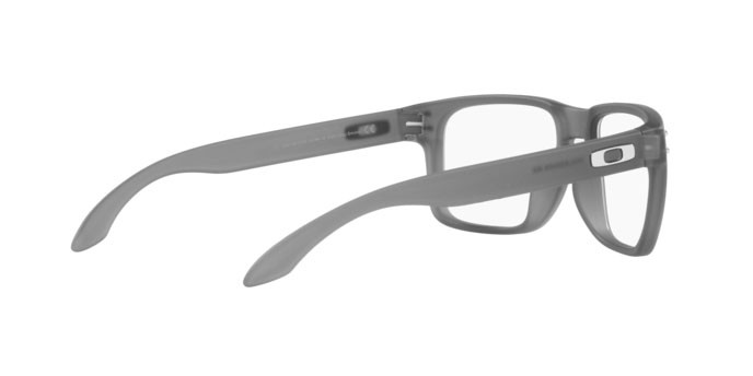 Brillen Oakley Holbrook rx OX 8156 (815607) farbe satin grey smoke form quadratisch gläser demo lens