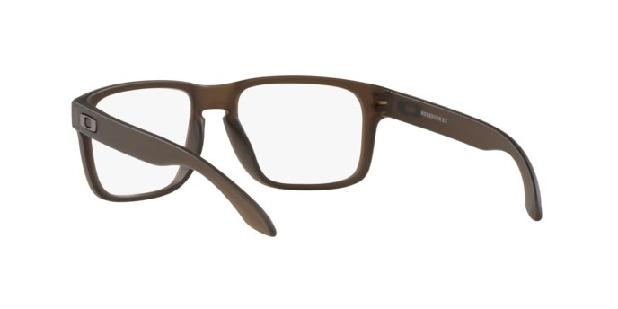 Brillen Oakley Holbrook RX OX 8156 (815611) farbe satin brown smoke form quadratisch gläser demo lens