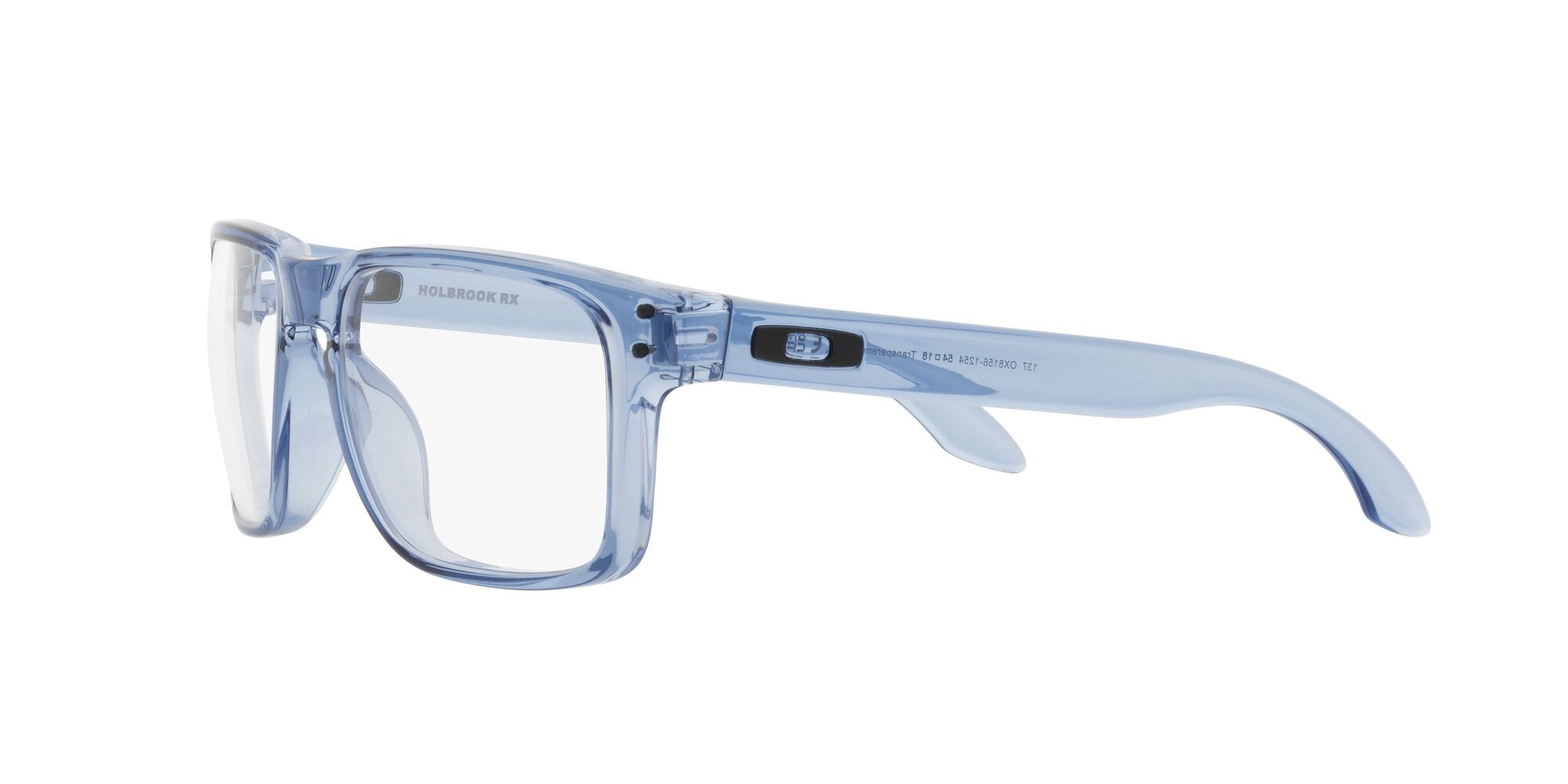 Brillen Oakley Holbrook Rx OX 8156 (815612) farbe blu trasparente form quadratisch gläser lente demo