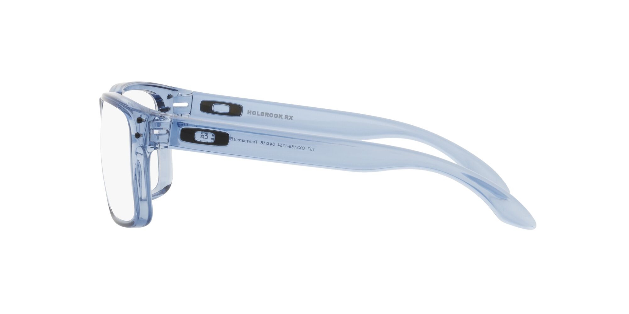 Brillen Oakley Holbrook Rx OX 8156 (815612) farbe blu trasparente form quadratisch gläser lente demo