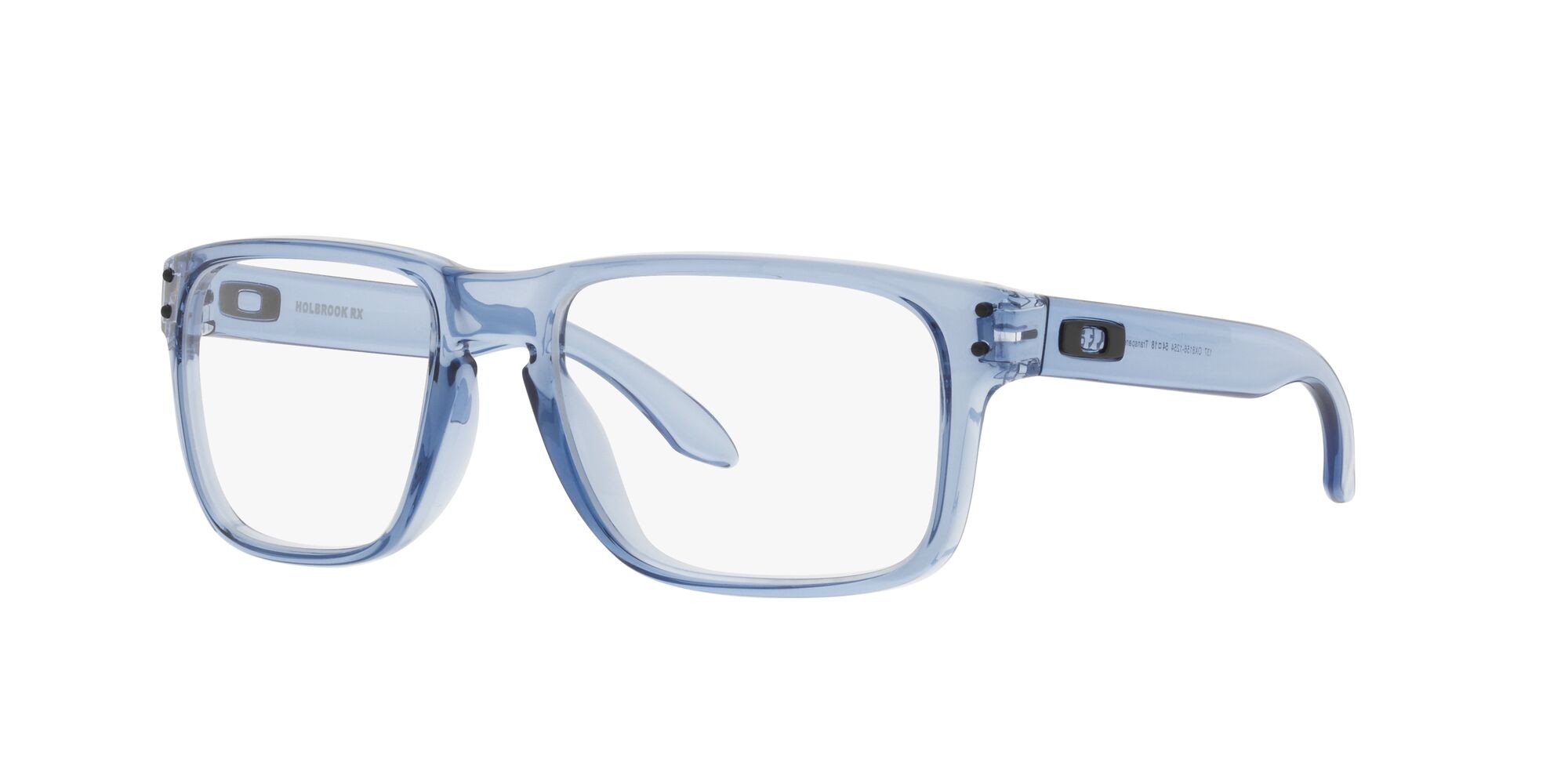 Brillen Oakley Holbrook Rx OX 8156 (815612) farbe blu trasparente form quadratisch gläser lente demo