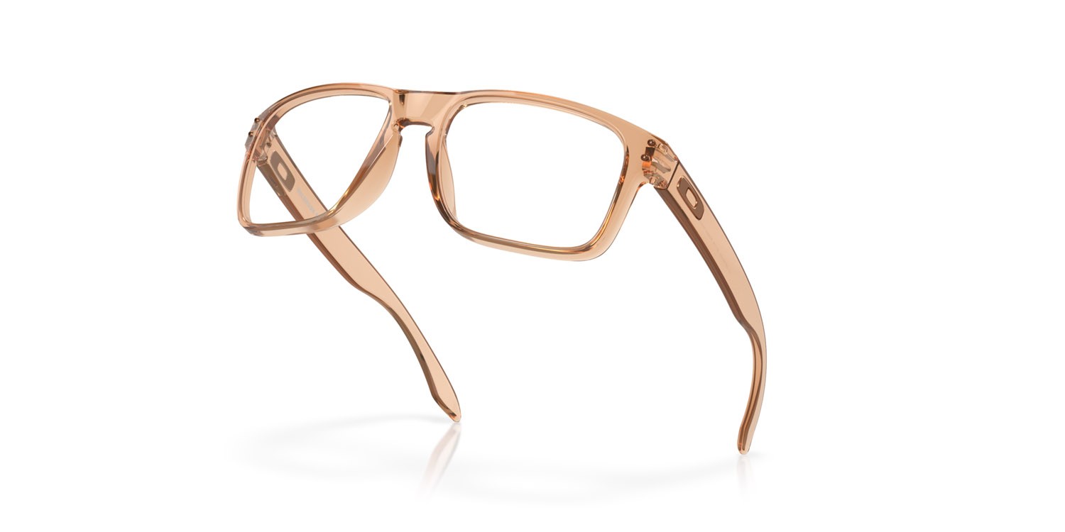 Brillen Oakley Holbrook Rx OX 8156 (815614) farbe polished transparent sepia form quadratisch gläser lente demo