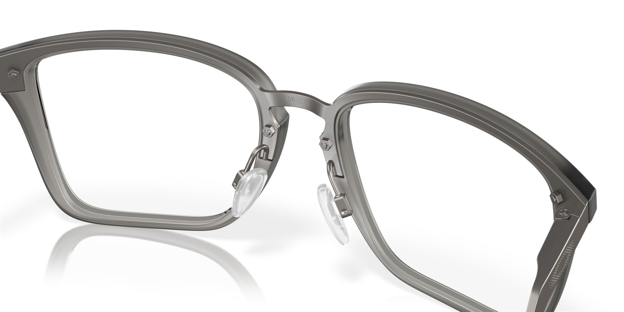 Brillen Oakley Cognitive OX 8162 (816202) farbe grigio fumo satinato form rechteckig gläser lente demo