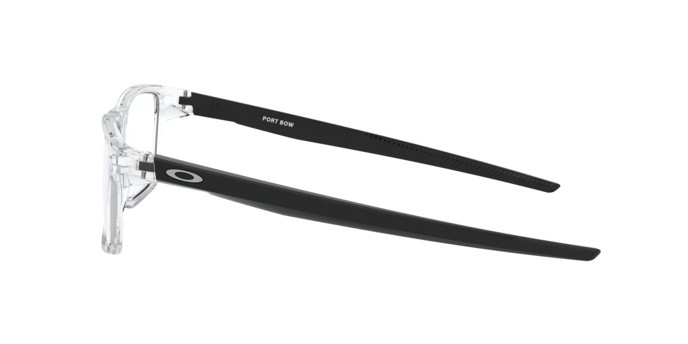 Brillen Oakley Port bow OX 8164 (816402) farbe polished clear form rechteckig gläser clear