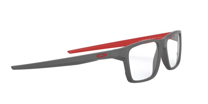 Brillen Oakley Port bow OX 8164 (816404) farbe satin light steel form rechteckig gläser clear