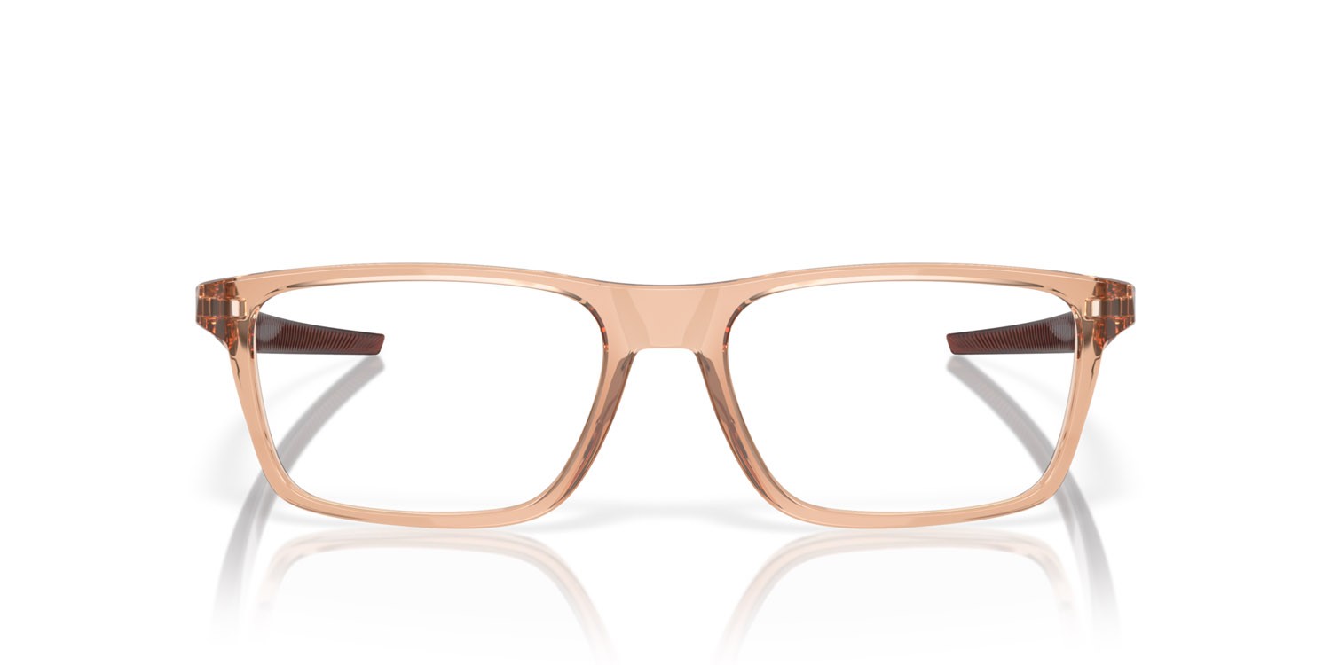 Brillen Oakley Port Bow OX 8164 (816407) farbe polished transparent sepia form rechteckig gläser lente demo