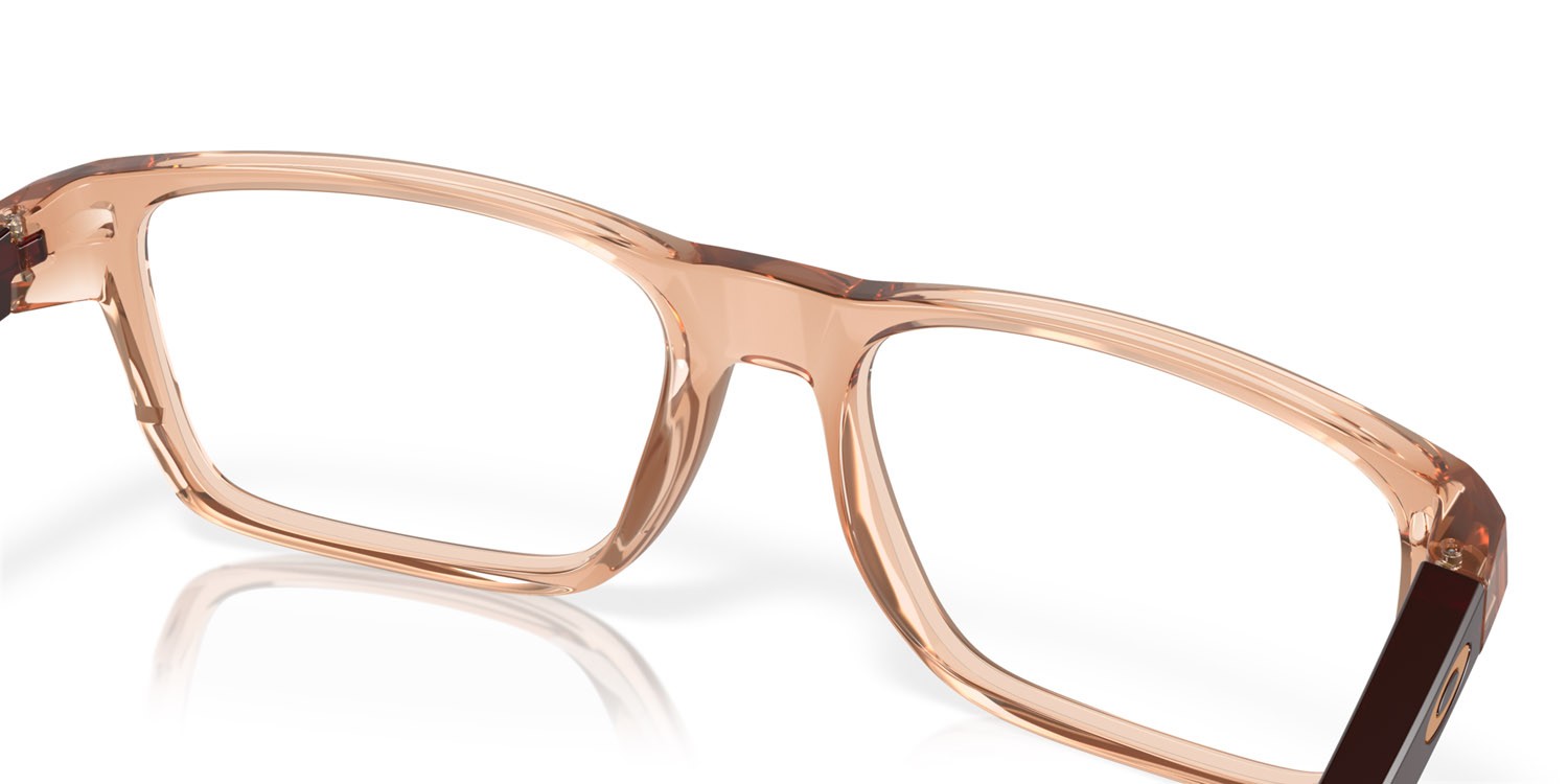 Brillen Oakley Port Bow OX 8164 (816407) farbe polished transparent sepia form rechteckig gläser lente demo