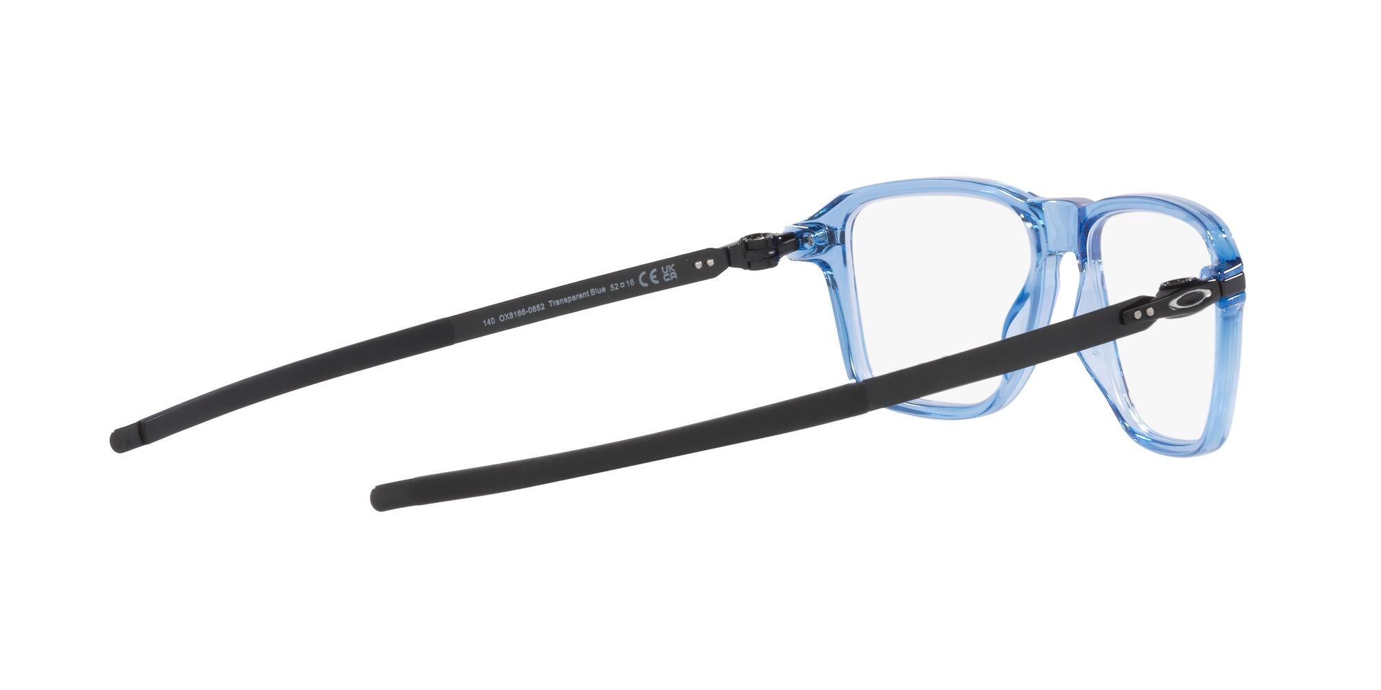 Brillen Oakley Wheel House OX 8166 (816606) farbe blu trasparente form quadratisch gläser lente demo