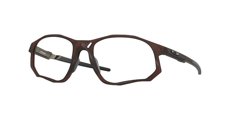 Brillen Oakley Trajectory OX 8171 (817103) farbe satin amber form rechteckig gläser clear