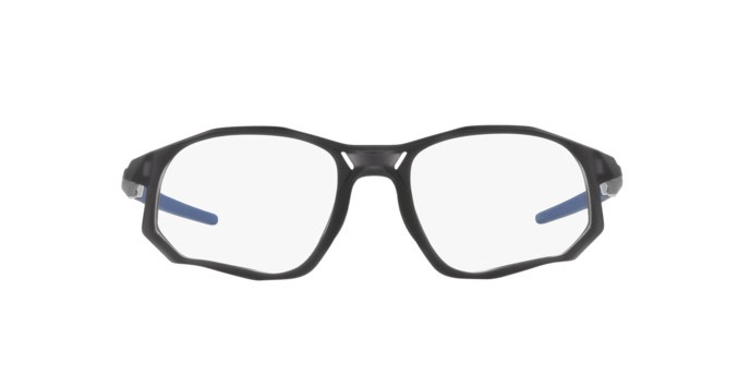 Brillen Oakley Trajectory OX 8171 (817105) farbe satin grey smoke form rechteckig gläser demo lens