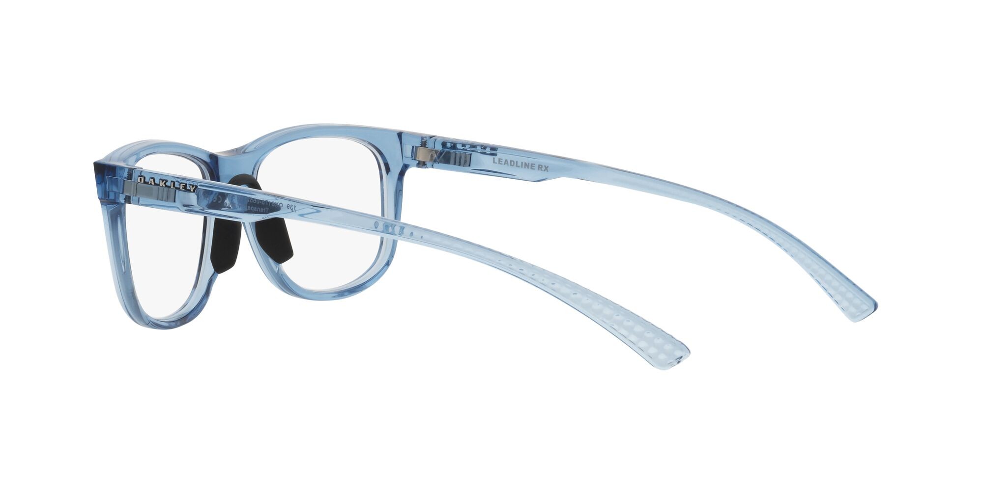 Brillen Oakley Leadline Rx OX 8175 (817506) farbe blu trasparente form quadratisch gläser lente demo