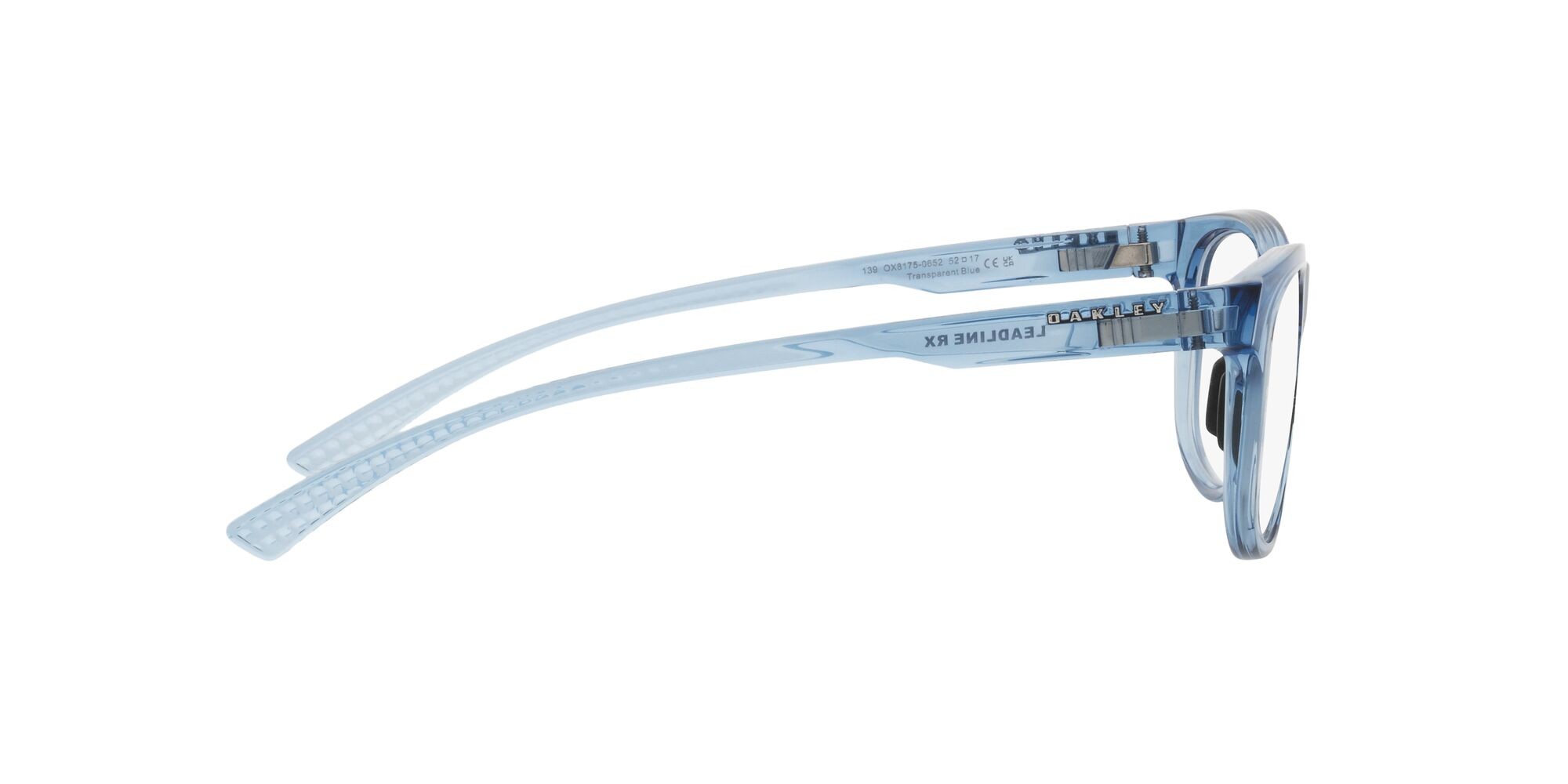 Brillen Oakley Leadline Rx OX 8175 (817506) farbe blu trasparente form quadratisch gläser lente demo