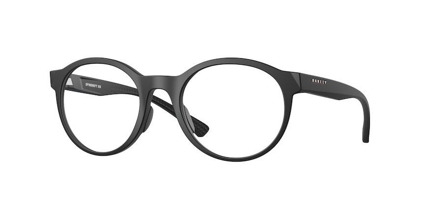 Brillen Oakley Spindrift rx OX 8176 (817601) farbe velvet black form rund gläser clear