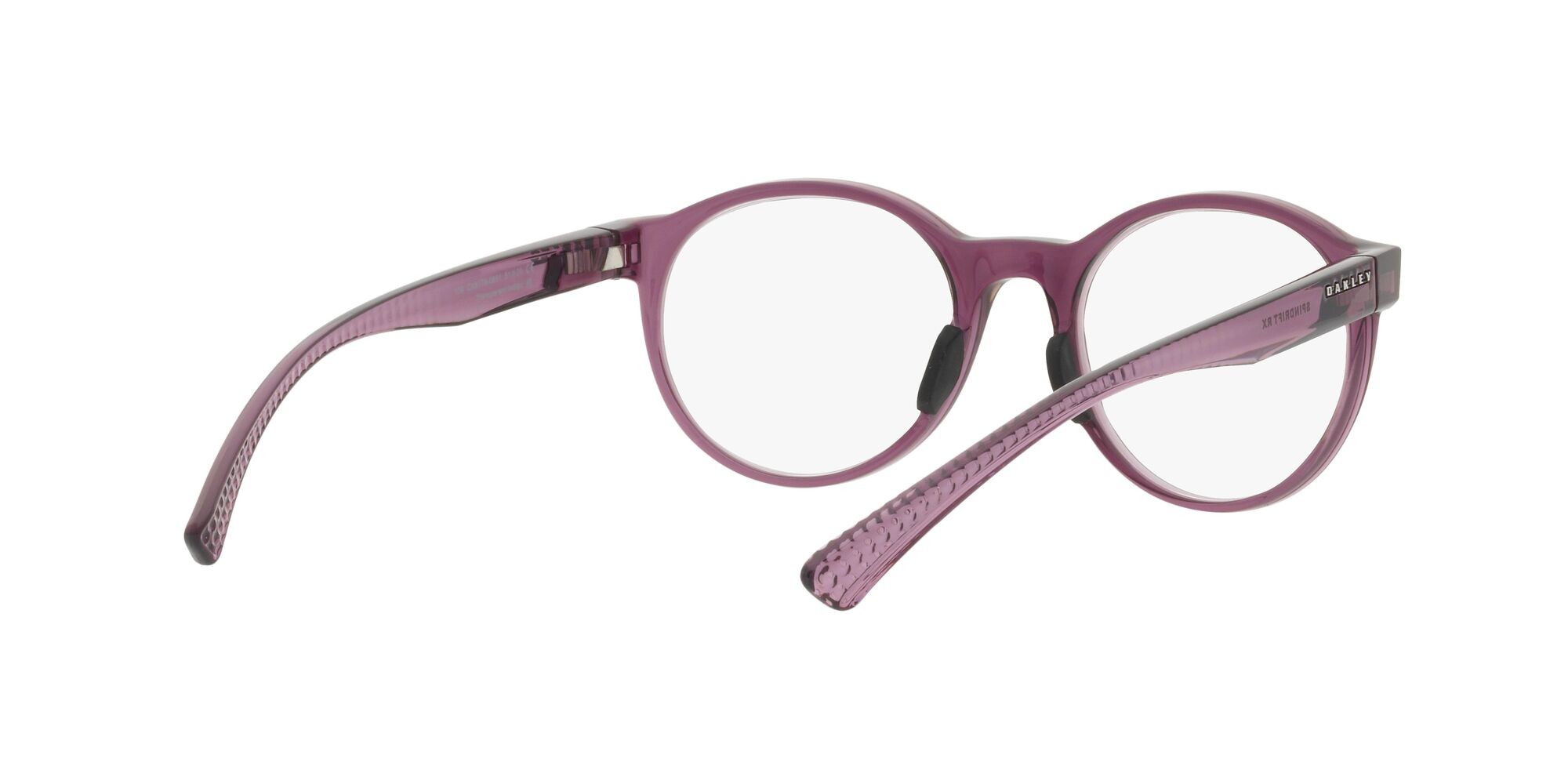 Brillen Oakley Spindrift Rx OX 8176 (817608) farbe transparent indigo form rund gläser lente demo