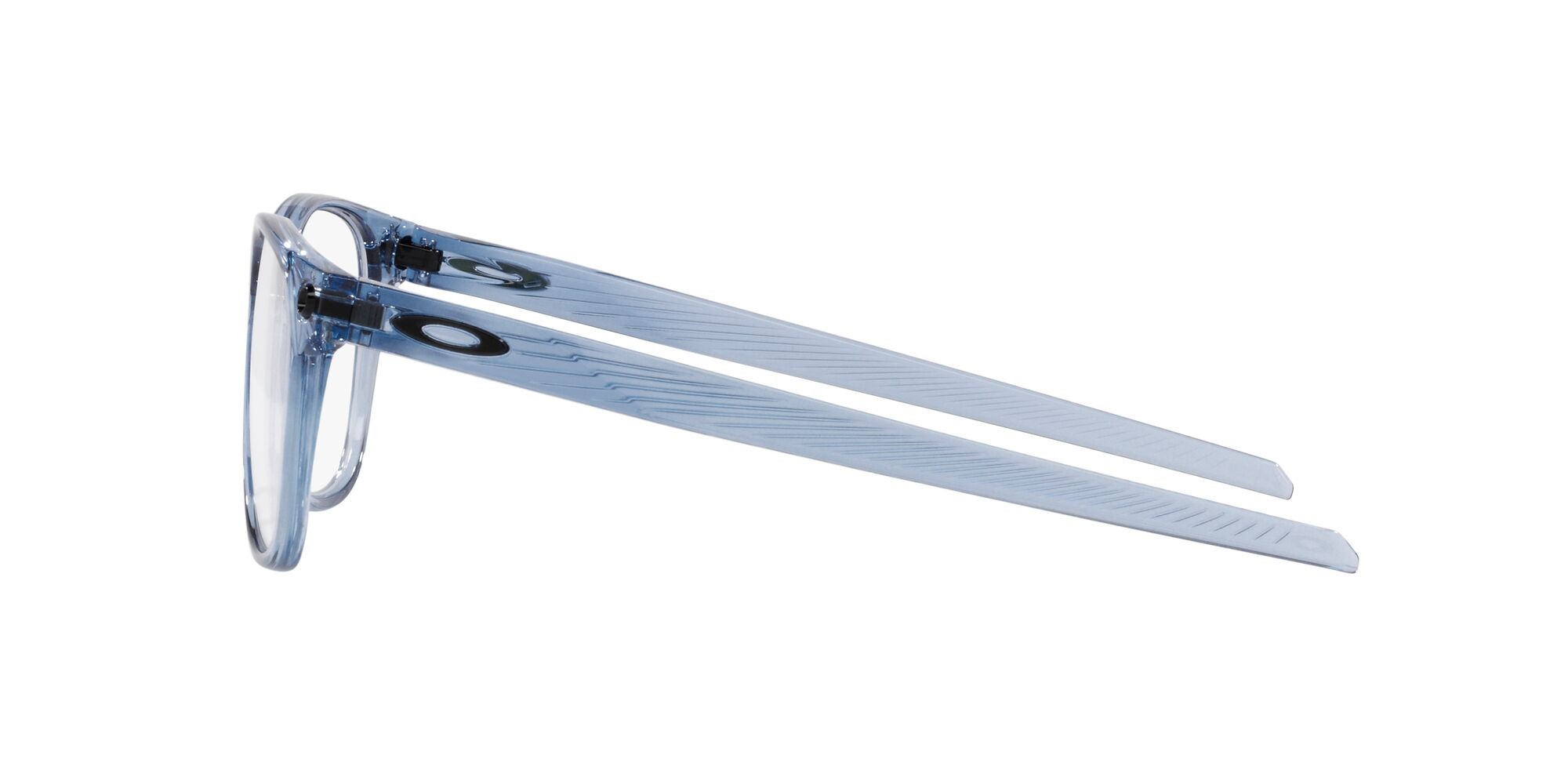 Brillen Oakley Ojector Rx OX 8177 (817706) farbe blu trasparente form quadratisch gläser lente demo