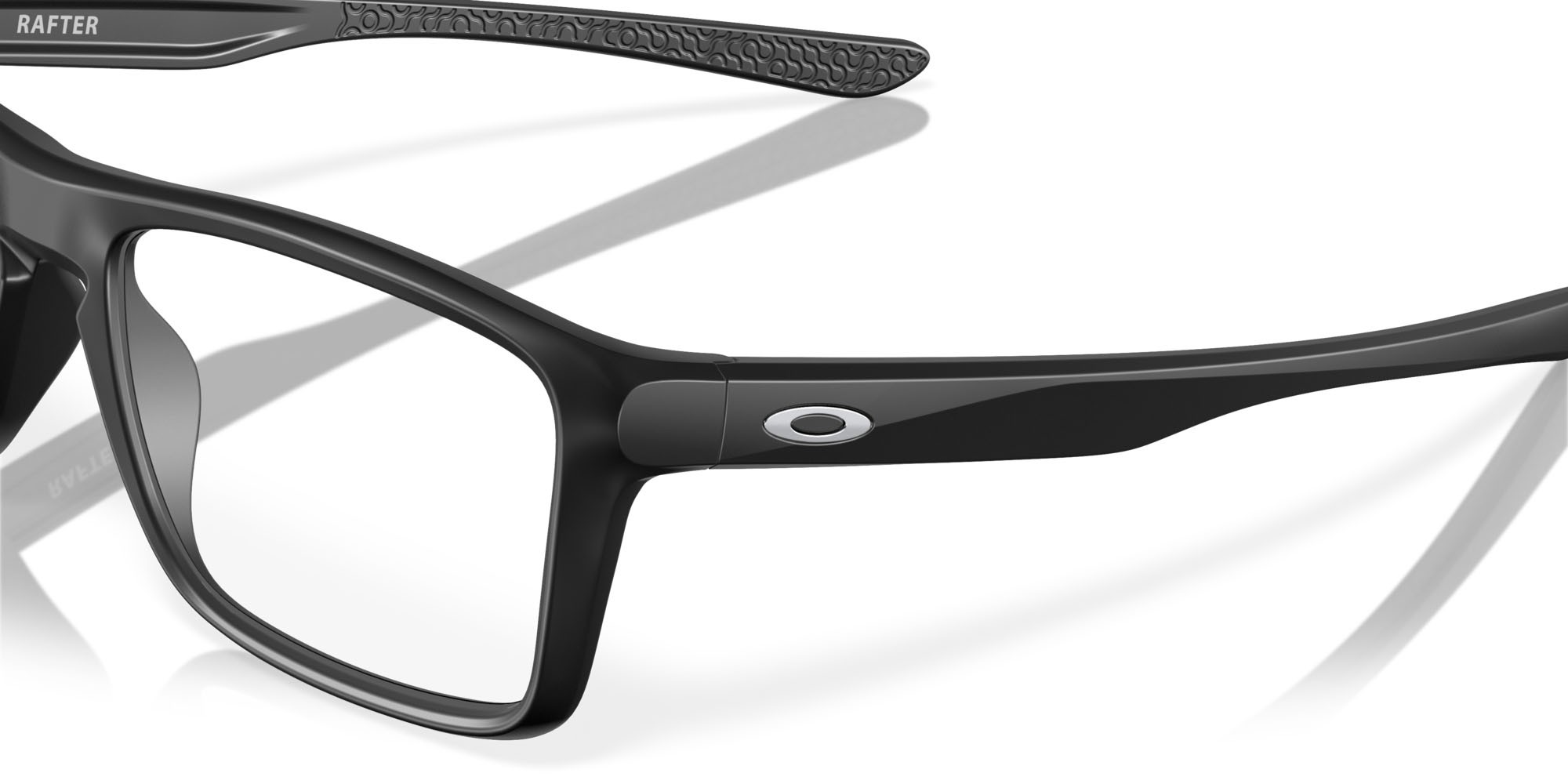 Brillen Oakley Rafter OX 8178 (817801) farbe nero satinato form rechteckig gläser lente demo