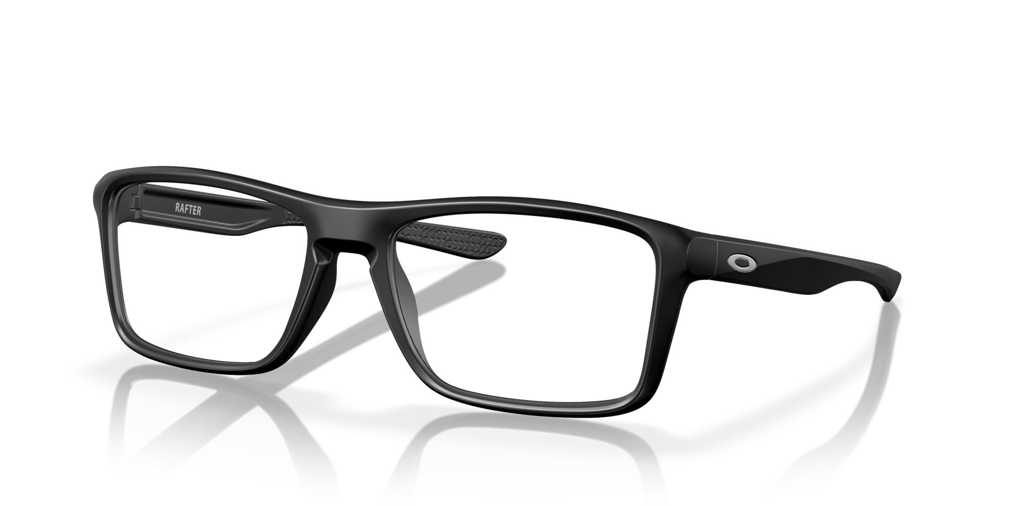 Brillen Oakley Rafter OX 8178 (817801) farbe nero satinato form rechteckig gläser lente demo