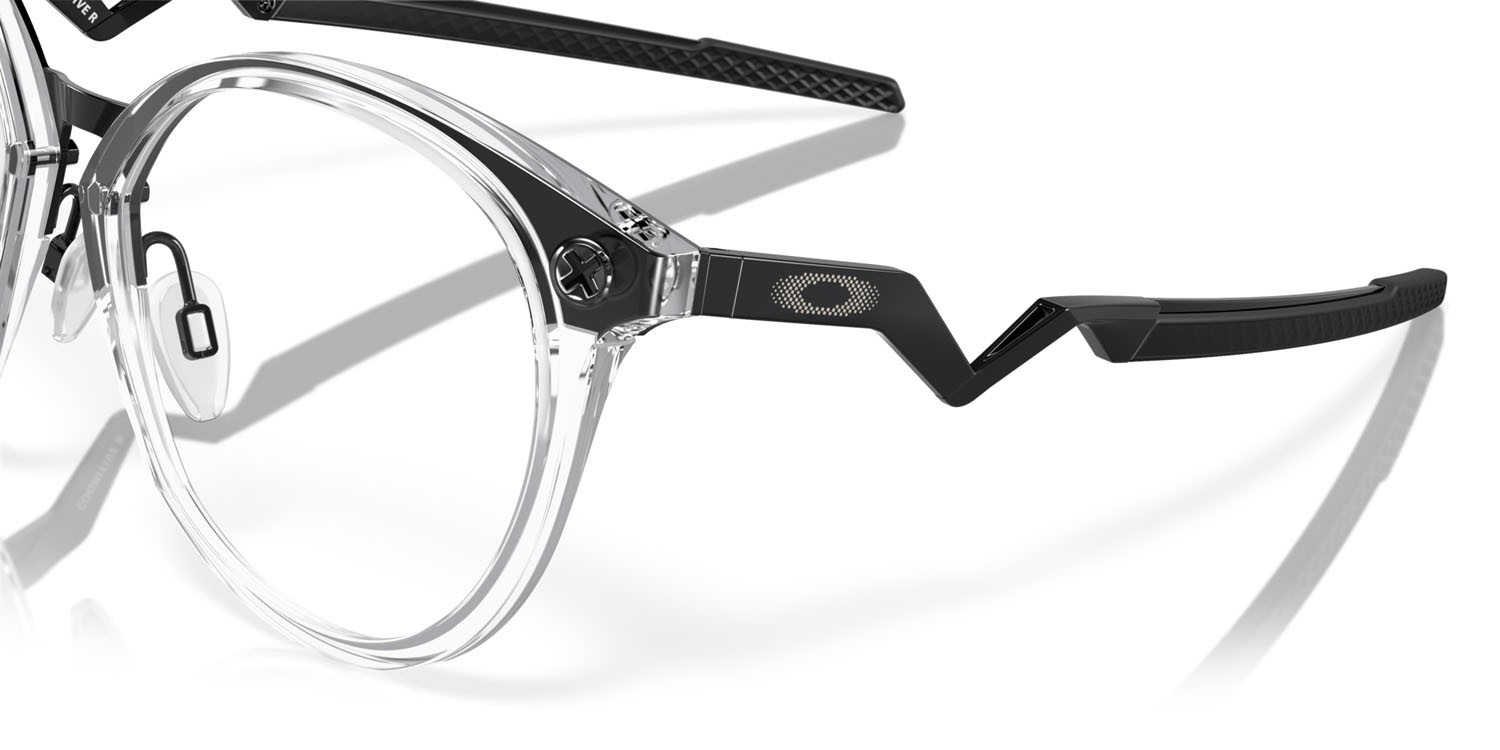Brillen Oakley Cognitive R OX 8181 (818103) farbe trasparente lucido form rund gläser lente demo