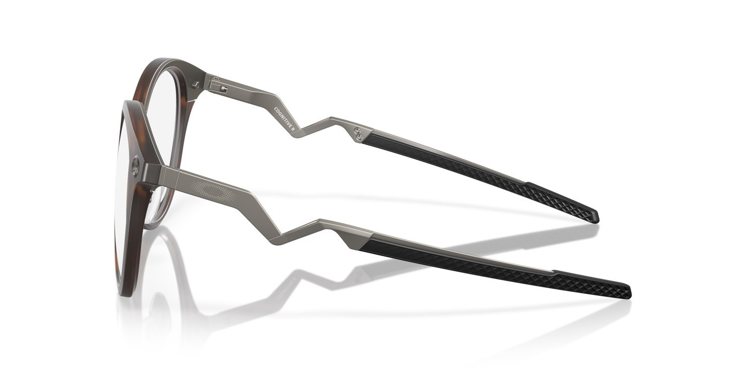 Brillen Oakley Cognitive R OX 8181 (818104) farbe marrone lucido tartarugato form rund gläser lente demo
