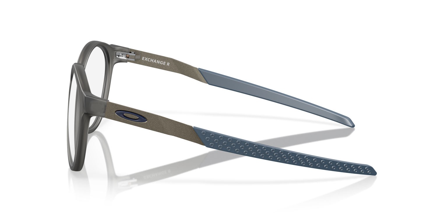 Brillen Oakley Exchange R OX 8184 (818402) farbe grigio fumo satinato form rund gläser lente demo
