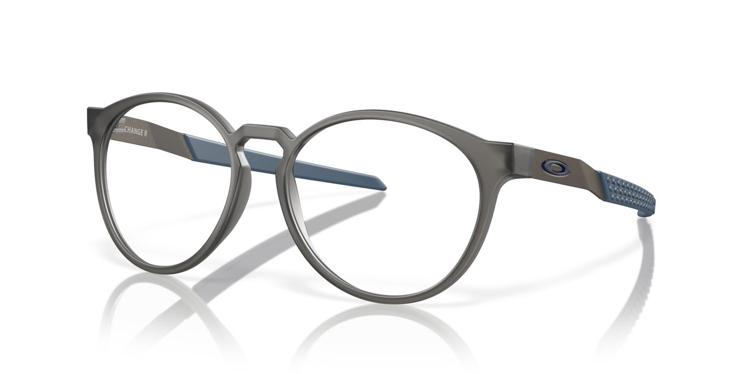 Brillen Oakley Exchange R OX 8184 (818402) farbe grigio fumo satinato form rund gläser lente demo