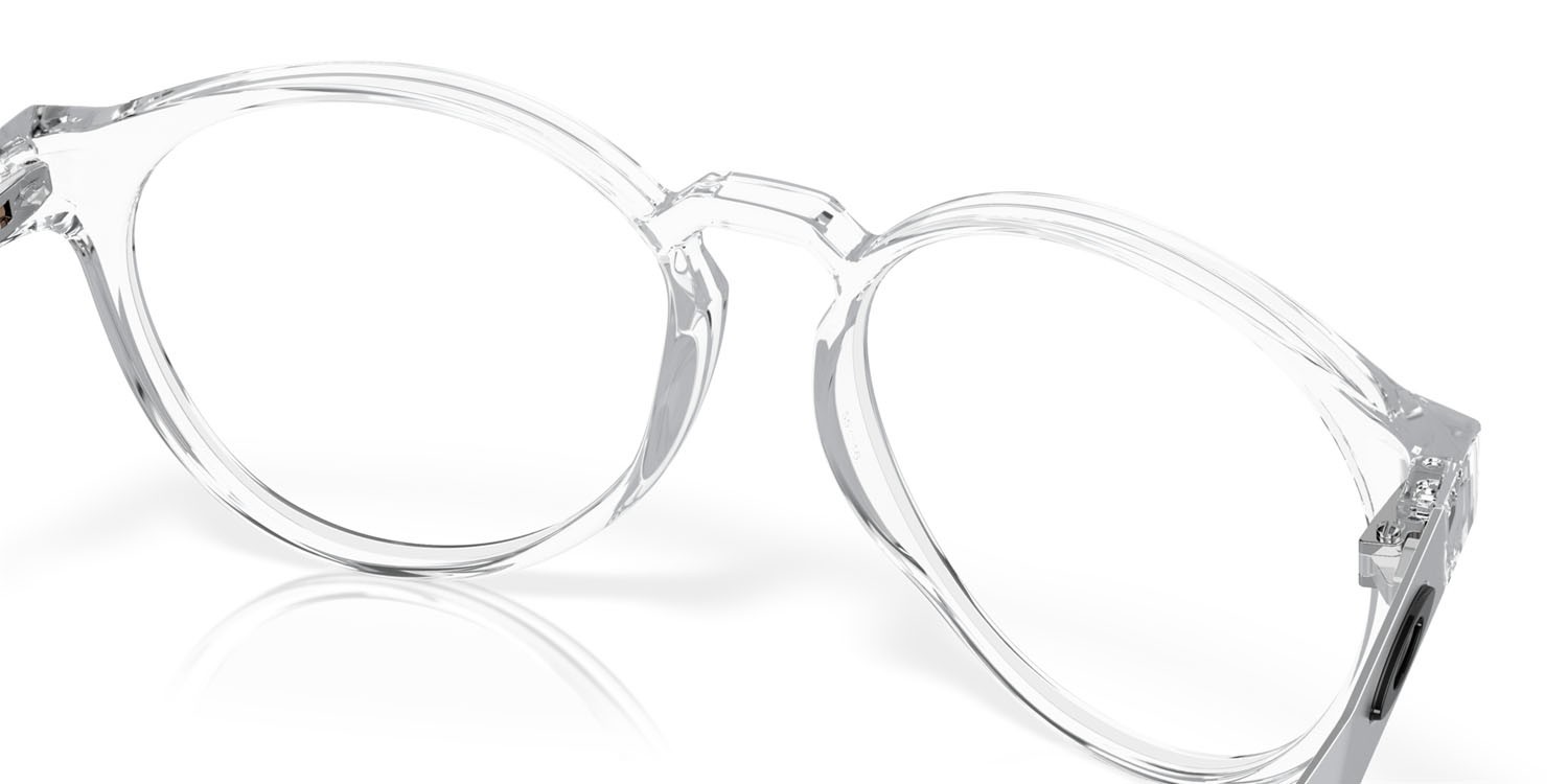 Brillen Oakley Exchange R OX 8184 (818403) farbe trasparente lucido form rund gläser lente demo