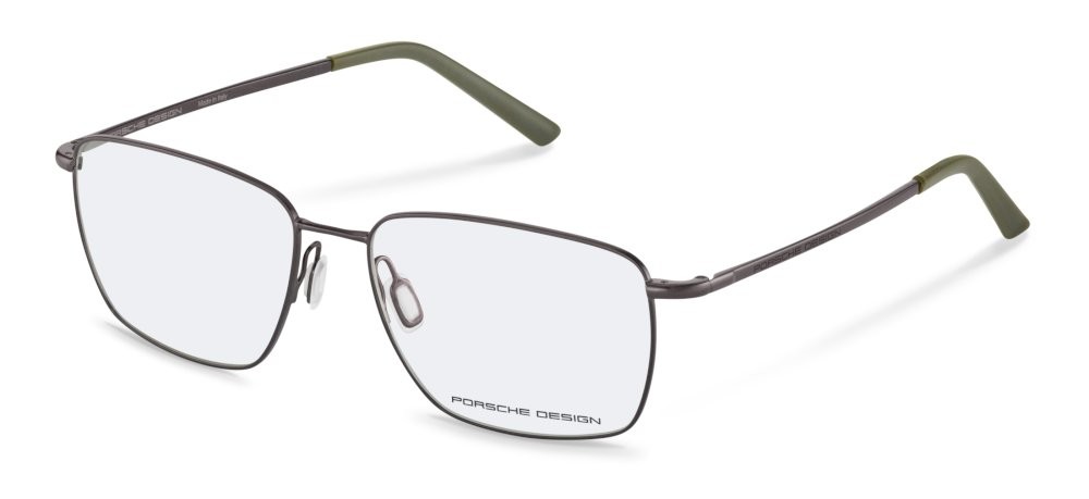 Occhiali da vista Porsche Design P81001 (C000) colore dark grey, olive 
