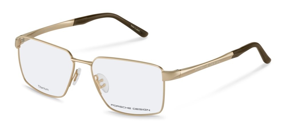 Occhiali da vista Porsche Design P81004 (B000) colore gold, olive 