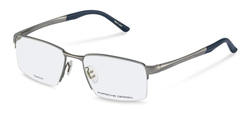 Occhiali da vista Porsche Design P81005 (B000) colore dark grey, dark blue 