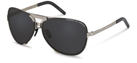 Sonnenbrillen Porsche Design P8678 (B266) farbe titanium gläser antiriflesso - green