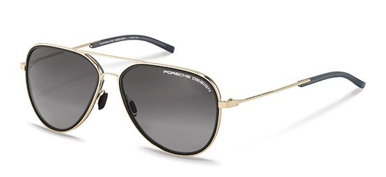 Sunglasses Porsche Design P8691 (B) color gold lenses antiriflesso - smoke gradient