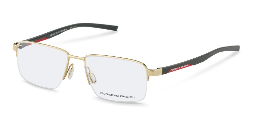 Occhiali da vista Porsche Design P8747 (C) colore gold - grey green - red 