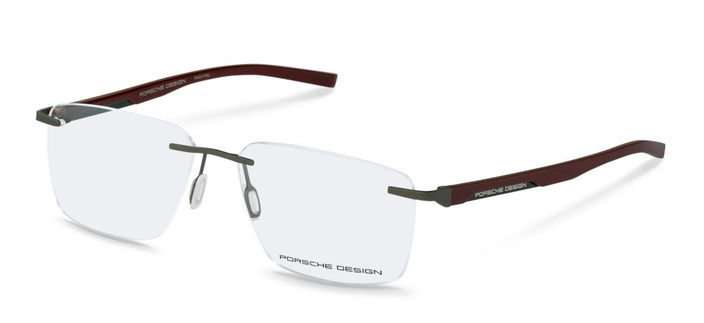 Eyeglasses Porsche Design P8748 (C0S2) color dark grey - red 