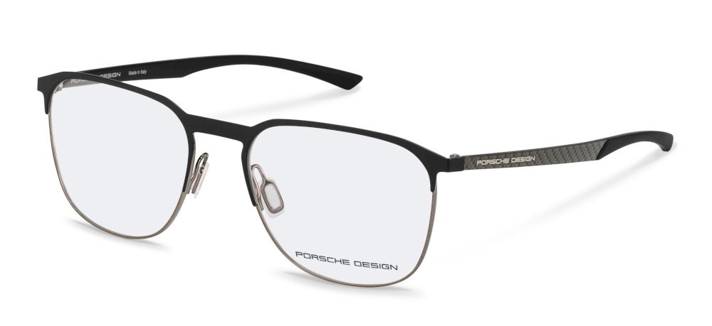 Occhiali da vista Porsche Design P8771 (A000) colore black/dark grey 