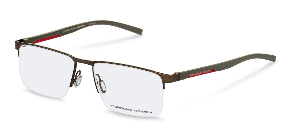 Occhiali da vista Porsche Design P8775 (D000) colore brown/olive 