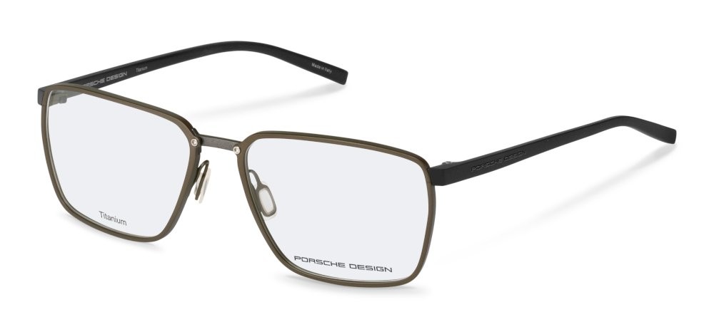 Occhiali da vista Porsche Design P8787 (B000) colore olive, dark grey 