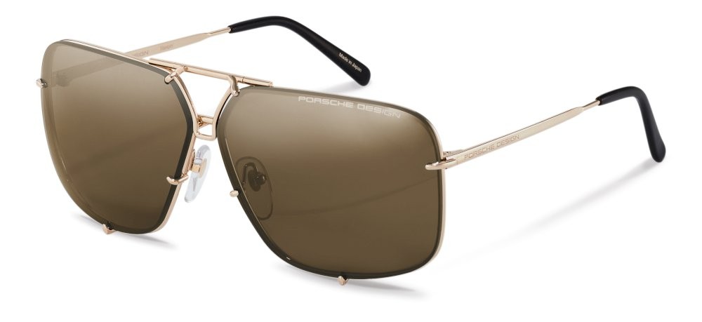 Sunglasses Porsche Design P8928 (B) color gold lenses antiriflesso - brown gradient