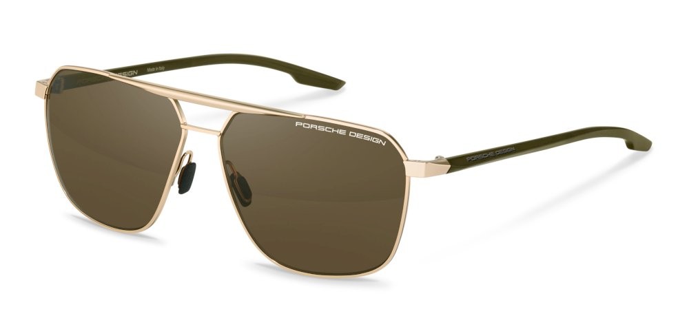 Sunglasses Porsche Design P8949 (B604) color gold lenses brown