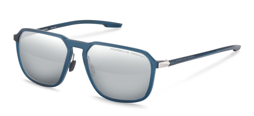 Sunglasses Porsche Design P8961 (D) color blue lenses mirror silver