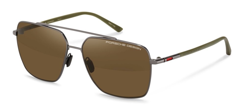 Sunglasses Porsche Design P8974 (B604) color dark grey/olive lenses brown