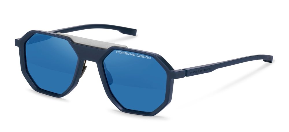 Sunglasses Porsche Design P8981 (C265) color dark blue lenses blue/mirror blue