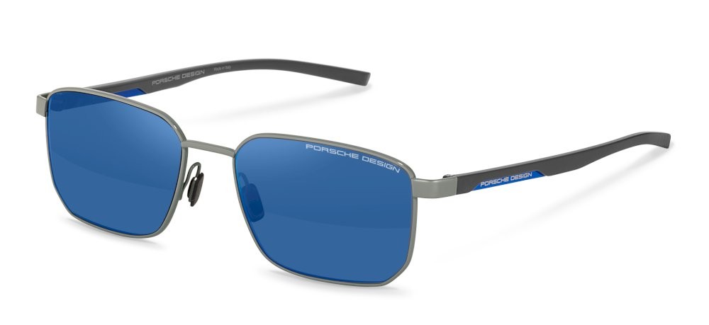 Sunglasses Porsche Design P8982 (D265) color light grey/grey lenses blue/mirror blue