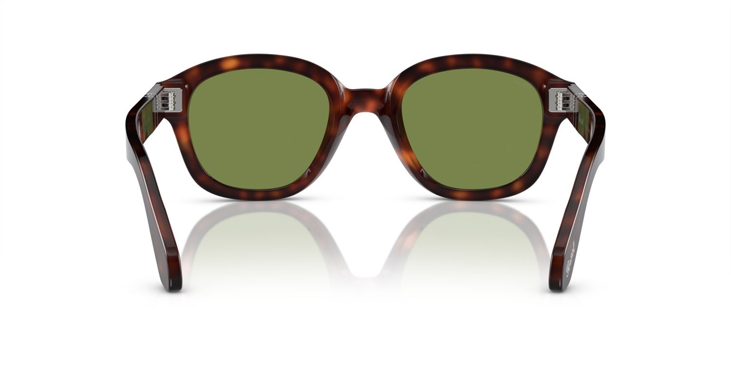 Sunglasses Persol PO 0060S (24/4E) color havana shape pantos lenses verde