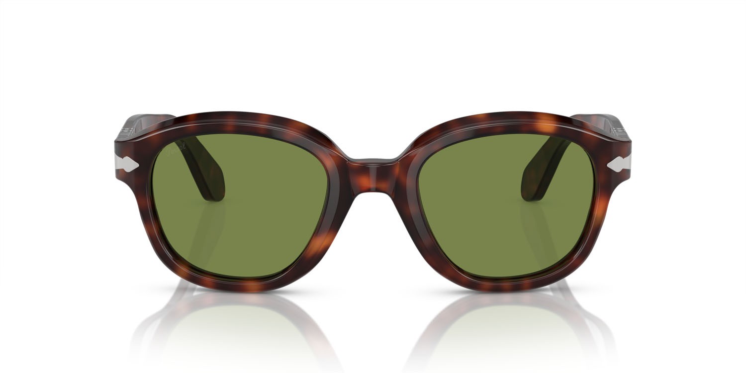 Sunglasses Persol PO 0060S (24/4E) color havana shape pantos lenses verde