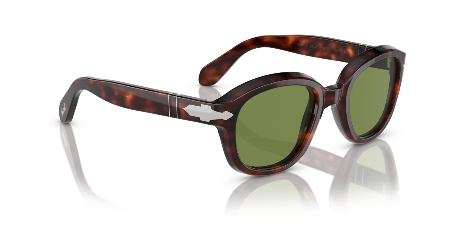 Sunglasses Persol PO 0060S (24/4E) color havana shape pantos lenses verde